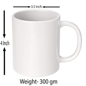 NH10 DESIGNS White Plain Ceramic Coffee Mug (... - Image 5