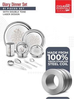 Classic Essentials Stainless Steel Dinner Set... - Image 3