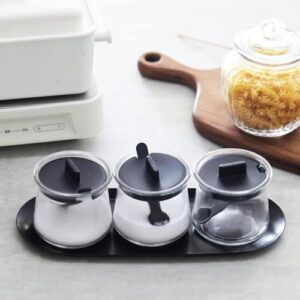 GLASSWARE Elegant 3-Piece Glass Pickle Jar Se... - Image 3