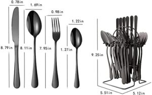 Ginoya brothers 24-Piece Colorful Silverware ... - Image 8