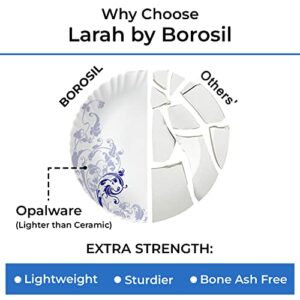Larah by Borosil Blue Eve Silk Series Opalwar... - Image 6