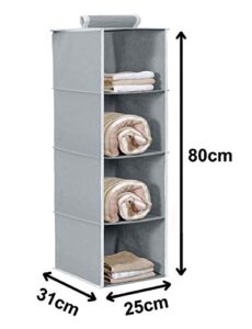 Kuber Industries 4 Shelf Closet Hanging Organ... - Image 3
