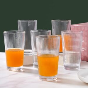 Nestasia Glass Set of 6 Tall Tumblers - Trans... - Image 2