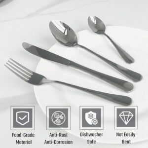 24-Piece Stainless Steel Cutlery Set, Mirror ... - Image 4