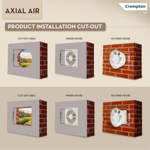 Crompton Axial Air 200 mm (8 inch) Kitchen/Ba... - Image 6