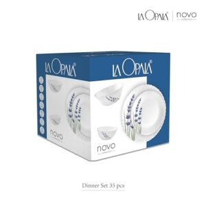 La Opala, Novo Collection, Opal Glass Dinner ... - Image 6