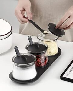 GLASSWARE Elegant 3-Piece Glass Pickle Jar Se... - Image 4