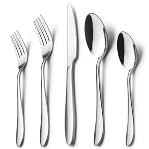 40-Piece Silverware Set, HaWare Stainless Ste... - Image 2