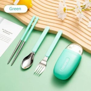 FAVELA Portable Travel Cutlery with Case Uten... - Image 9