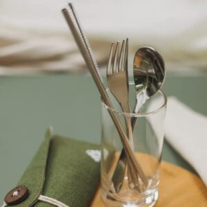 Rusabl Stainless Steel Cutlery Set (Pack of 6... - Image 7
