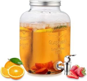 EVATTA 4 Litre Glass Juice Dispenser - Water ... - Image 4