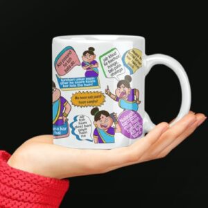 MADDOCK CORP Printed Ceramic Milk & Coffee Mu... - Image 4