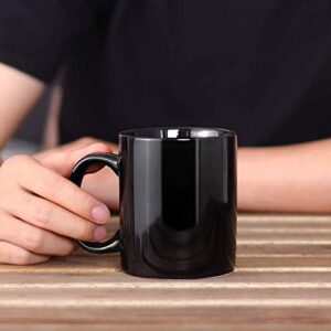 KIE Black Pipe Ceramic Mug Set of 1 Pcs Tea M... - Image 6
