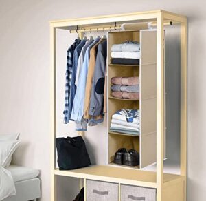 Kuber Industries 4 Shelf Closet Hanging Organ... - Image 3
