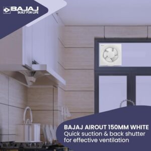 Bajaj AirOut 150 MM 4 Star Dom Exhaust Fan | ... - Image 2