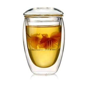 Baskety Nice Design Double Wall Glass Teacup ... - Image 9