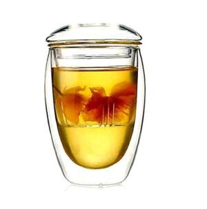 Baskety Nice Design Double Wall Glass Teacup ... - Image 2