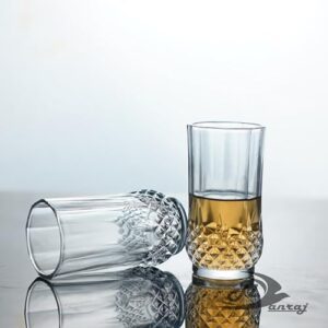 Manraj Tall Highball Curved Glasses Glass Set... - Image 8