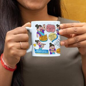 MADDOCK CORP Printed Ceramic Milk & Coffee Mu... - Image 5