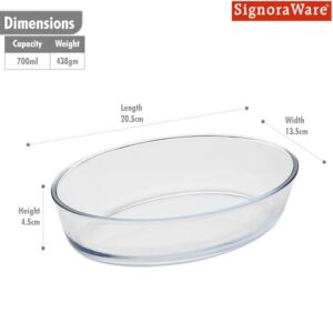 SIGNORA WARE Bake 'N' Serve Borosilicate Glas... - Image 3