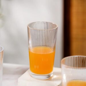 Nestasia Glass Set of 6 Tall Tumblers - Trans... - Image 9