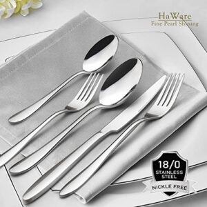 40-Piece Silverware Set, HaWare Stainless Ste... - Image 8