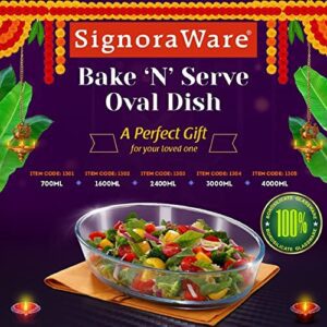 SIGNORA WARE Bake 'N' Serve Borosilicate Glas... - Image 8