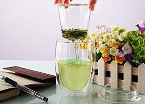 Baskety Nice Design Double Wall Glass Teacup ... - Image 8