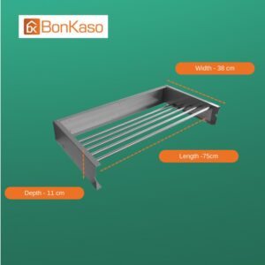 BonKaso Stainless Steel Space Saver Folding C... - Image 9