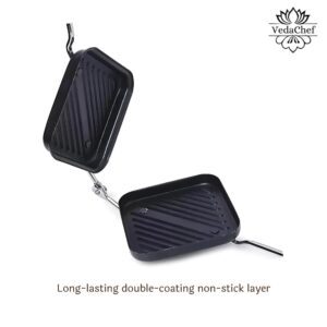 VedaChef Premium Non-Stick Grill Sandwich Toa... - Image 4