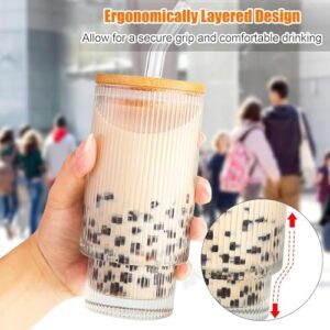 KiKiluxxa Glass Coffee Mug with Straw Green T... - Image 6