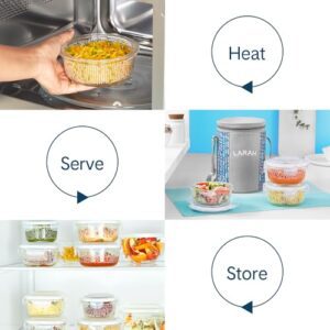 Larah Glassware Vogue Borosilicate Glass Lunc... - Image 3