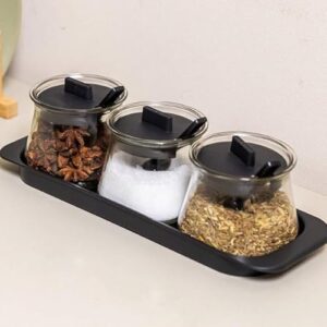 GLASSWARE Elegant 3-Piece Glass Pickle Jar Se... - Image 2