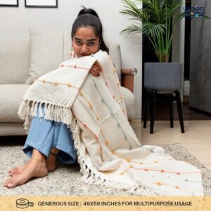 Urban Space Handmade Pure Cotton Sofa Throw B... - Image 6