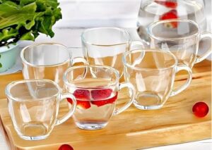 Glass Tea Cup Set of 6 140 mL – Heat-Resistan... - Image 2