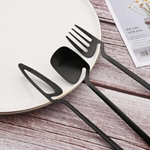 AMPLIN Modern Stainless Steel Flatware Set – ... - Image 7