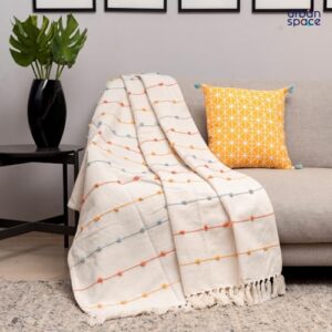 Urban Space Handmade Pure Cotton Sofa Throw B... - Image 3