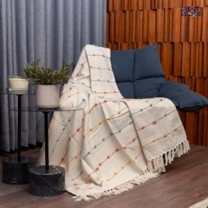 Urban Space Handmade Pure Cotton Sofa Throw B... - Image 4