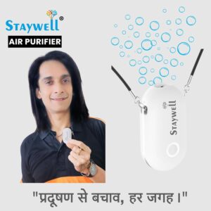 Staywell Necklace Air Purifier | Portable & Wearable Ionizer | Personal Air Purifier for Office, Travel, Metro, Flights | No Filters Needed | 20hr Battery | 12-Month Warranty - Image 9
