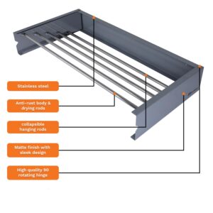 BonKaso Stainless Steel Space Saver Folding C... - Image 7