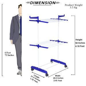 FLIPZON Premium Clothes Stand for Drying with... - Image 3