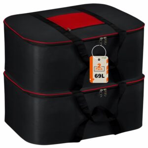 JD FRESH 2 Pieces Nylon Storage Bag/Underbed ... - Image 2