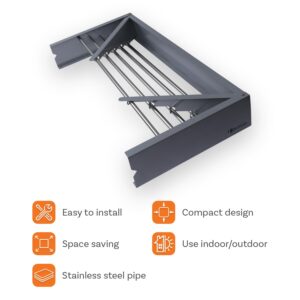 BonKaso Stainless Steel Space Saver Folding C... - Image 4