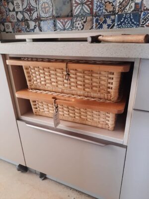 AKWAY Wicker Rectangular Basket For Modular K... - Image 3