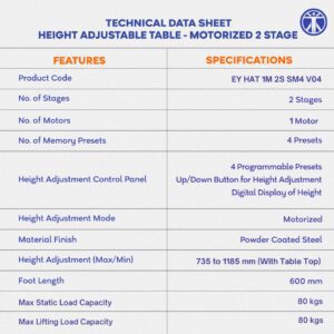 ErgoYou Electric Height Laminated Adjustable ... - Image 8
