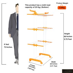Happer Premium Clothes Stand for Drying with ... - Image 7