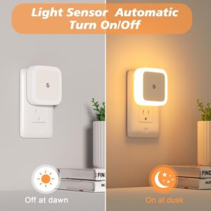 One94Store Smart Night Sensor Light Bulb Comes with Automatic ON/Off Dim LED | Energy-Efficient Night Sensor Light Bulb |Daily use for Home Stairs, Kitchen, Bathroom, Walldrobe (Warm White)-Pack of 1 - Image 3