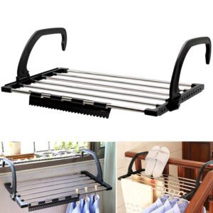 HOME CUBE 1 Pc Foldable Drying Rack, Indoor/O... - Image 2