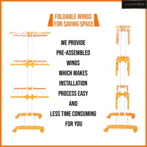 Happer Premium Clothes Stand for Drying with ... - Image 4