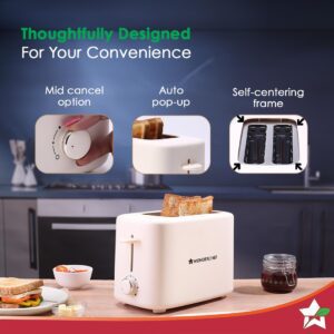 Wonderchef Bellagio 2-Slice Pop-up Toaster wi... - Image 5